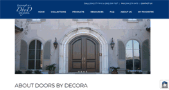 Desktop Screenshot of doorsbydecora.net